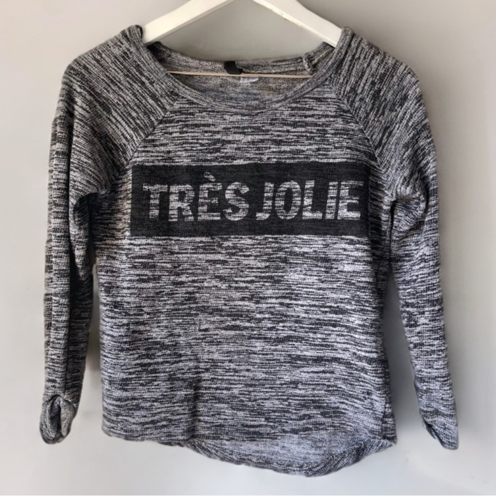 Tres Jolie Sweatshirt Gray